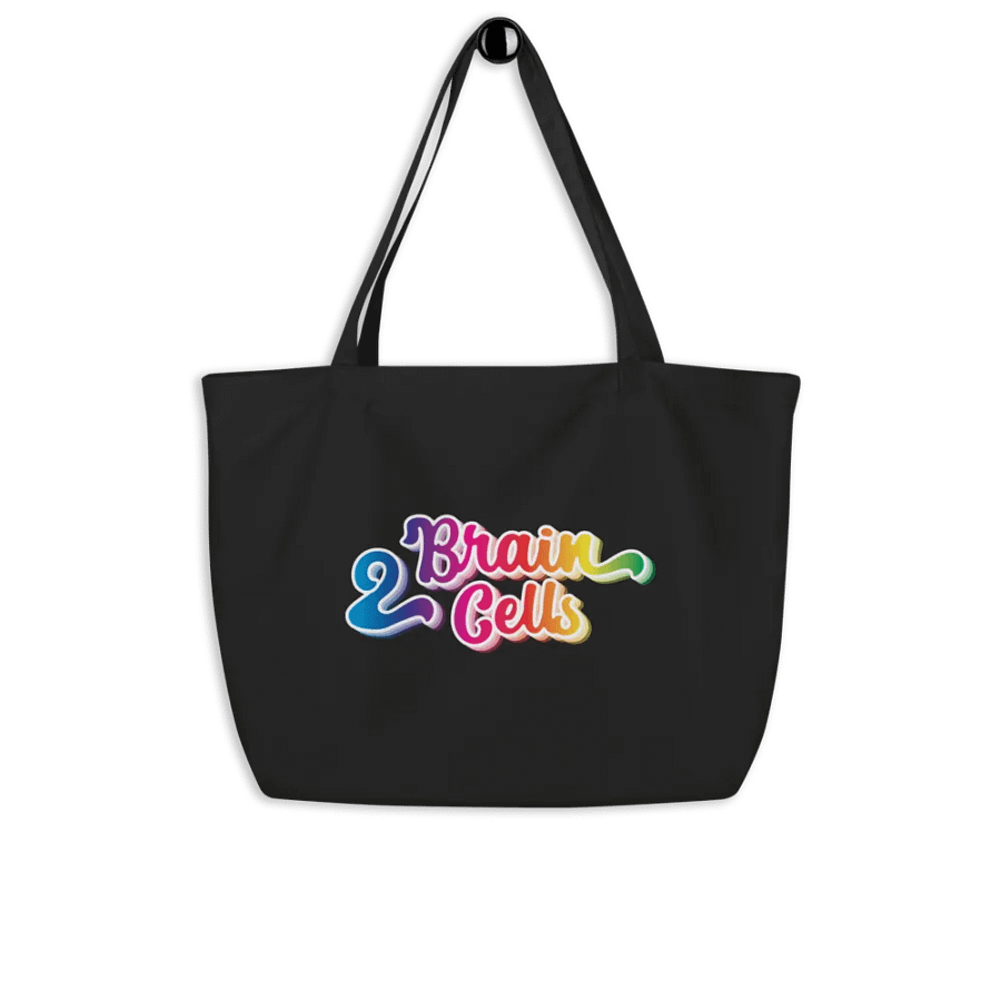 Vintage Rainbow 2 Brain Cells Tote Bag product image (9)