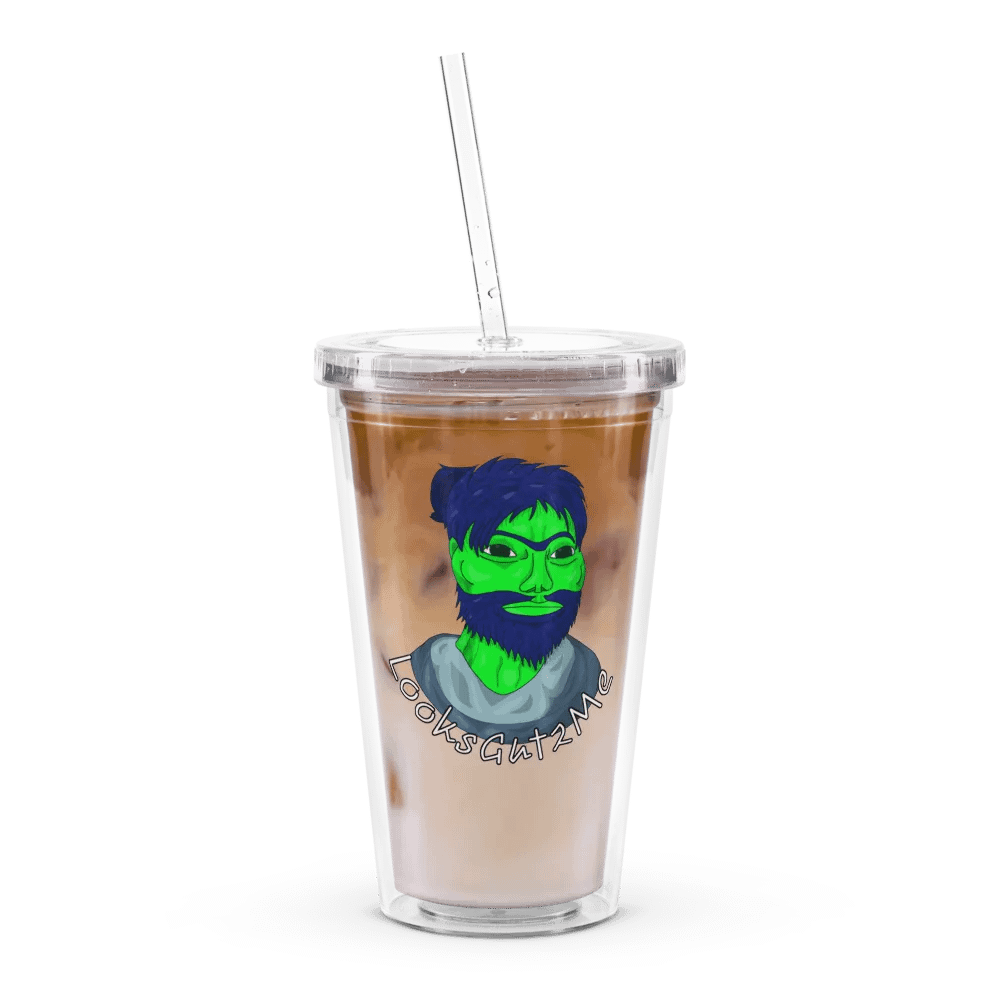 LooksGut2Me Clear Plastic Tumbler product image (8)