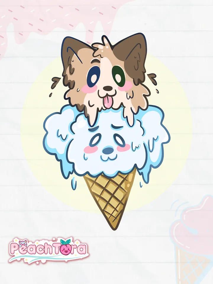 Puppy Ice Cream 🍦 (Holographic) product image (1)