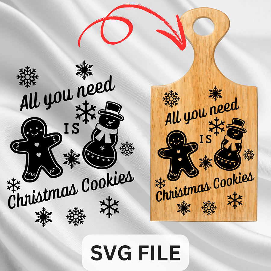All You Need Is Christmas Cookies SVG product image (1)