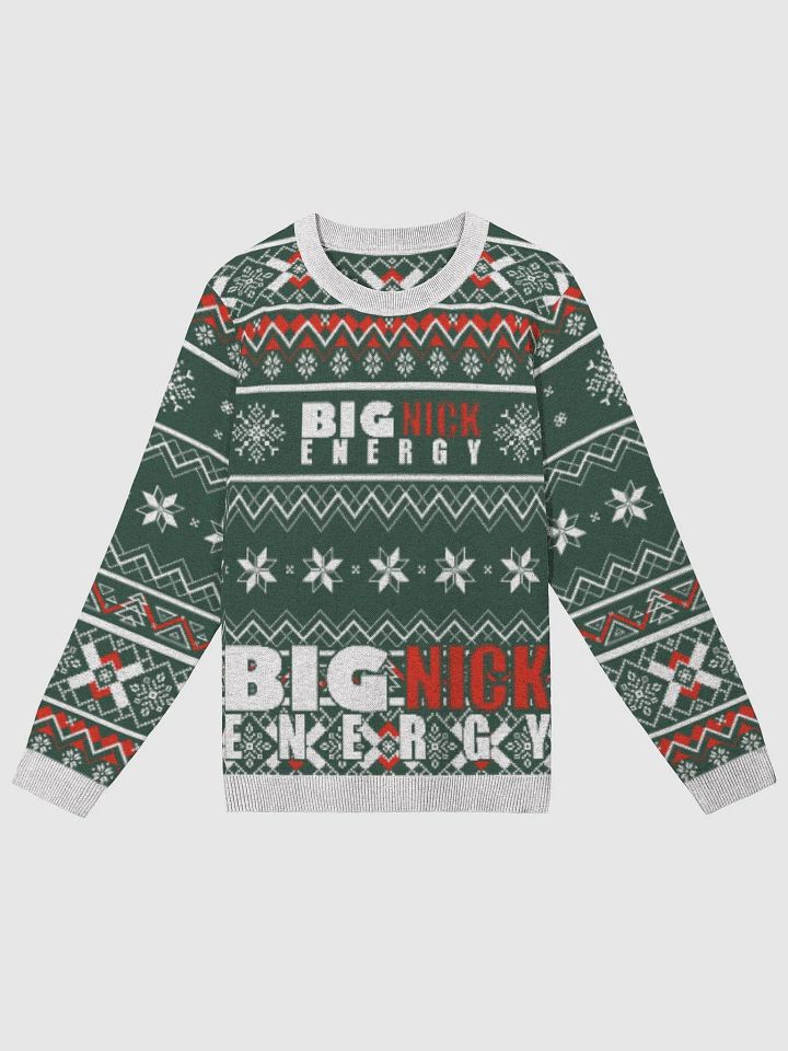 Big NICK Energy - Knitted green product image (1)