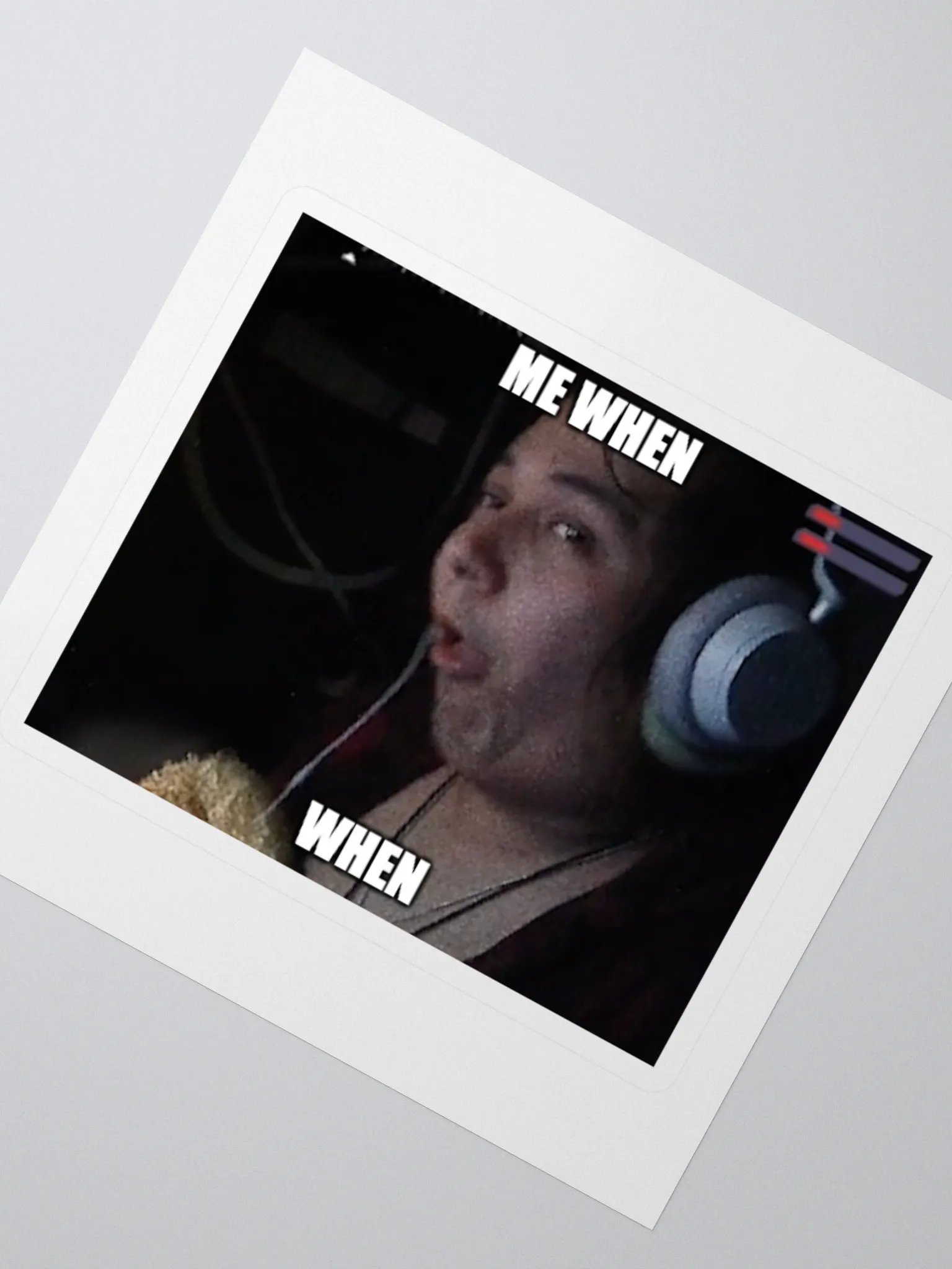 Kha0s goofy ahh face Sticker product image (2)
