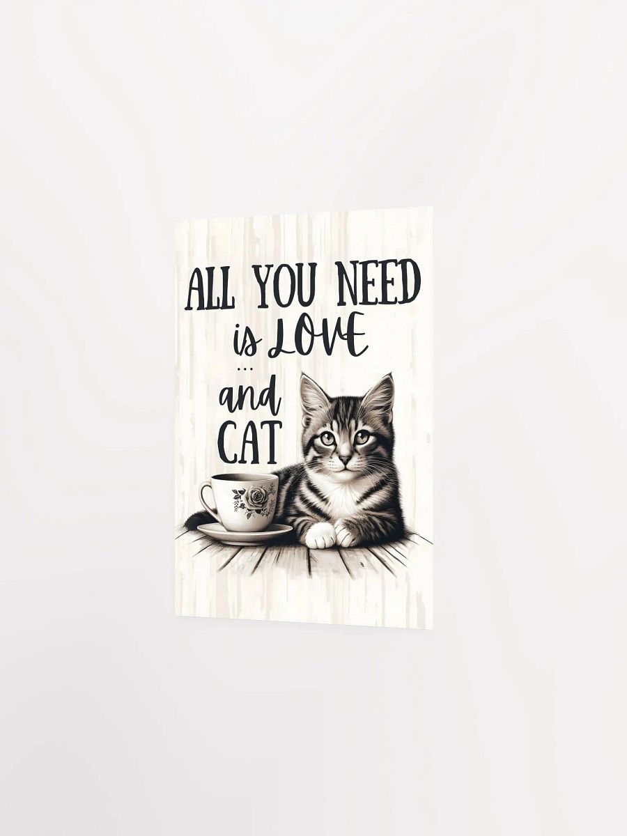Love & Cat Enhanced Matte Poster product image (6)