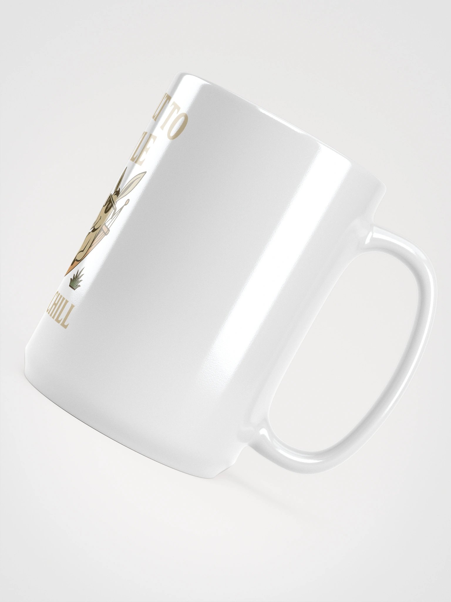 Not Built to Hustle – Born to Chill Mug (Donkey-Approved Downtime) product image (5)