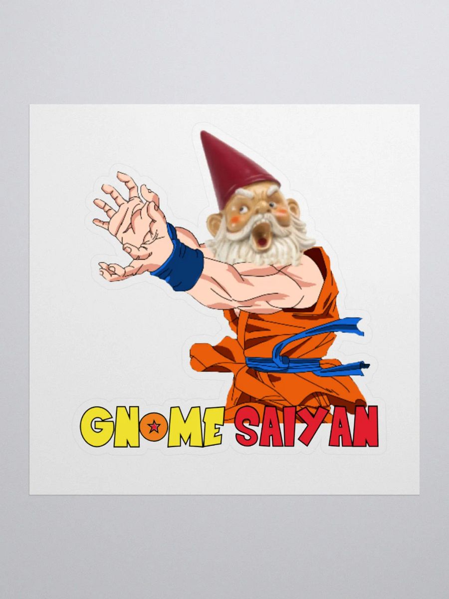 Gnome Saiyan KissCut Sticker product image (1)