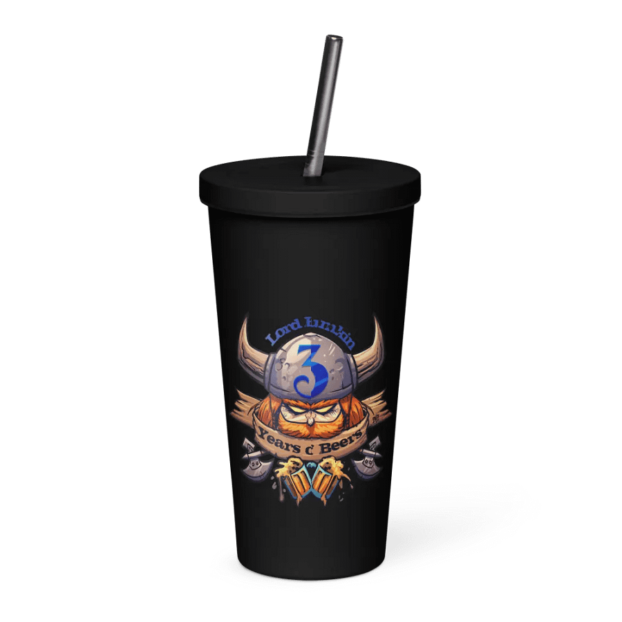 3 years affiliation tumbler with straw product image (6)