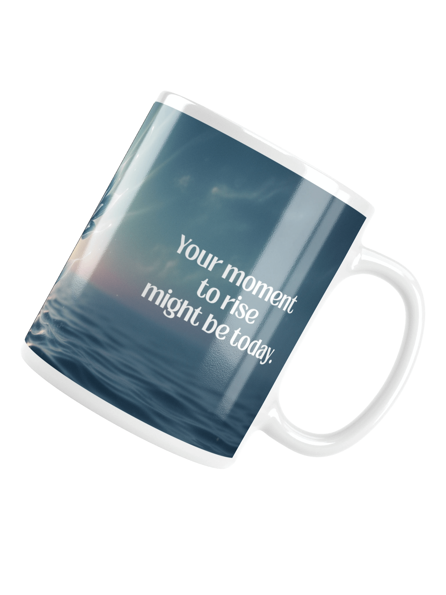 Moment to Rise Momentum Mug – Ocean Bloom product image (4)