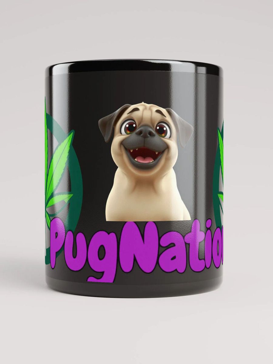 PugNation Black Glossy Mug product image (5)