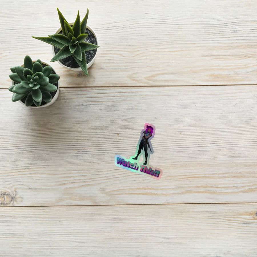 Jett Watch This!! Holographic Sticker product image (10)