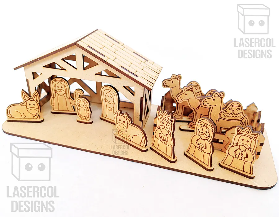 Nativity Scene - Christmas Gift - Laser Cut Files product image (3)