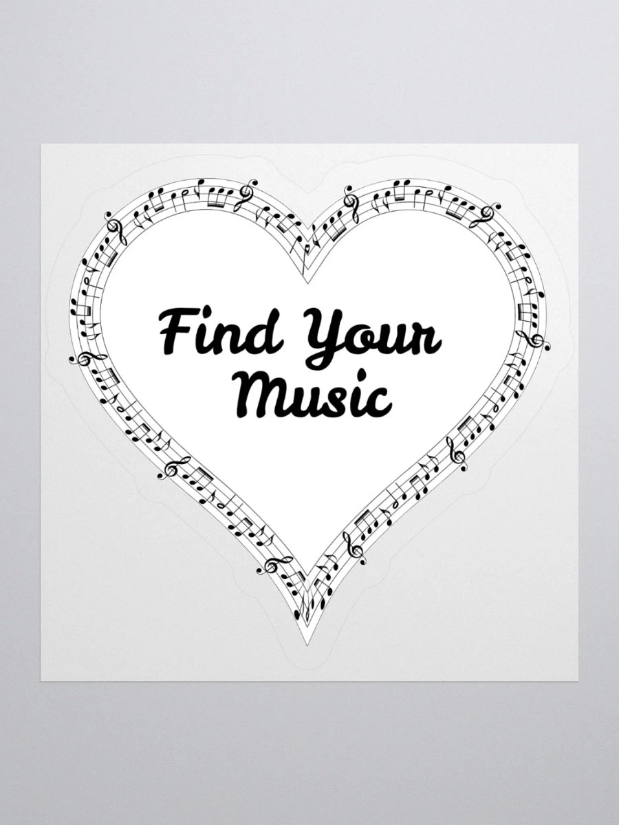 Find Your Music Sticker product image (3)