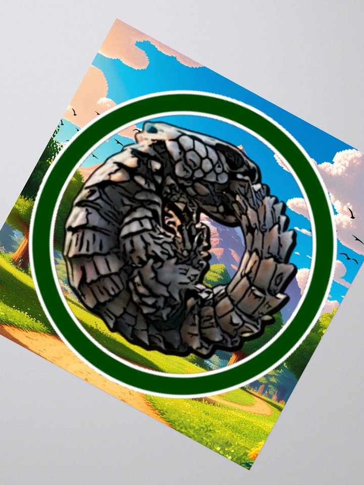 Stickers Gros logo avec fond product image (2)