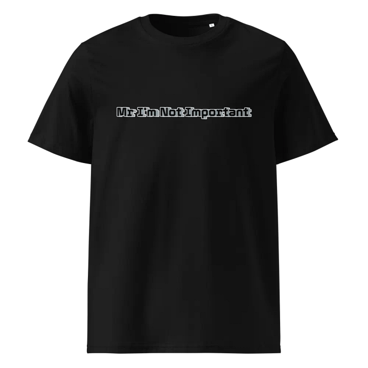 Organic Cotton T-Shirt - Mr I'm Not Important product image (1)