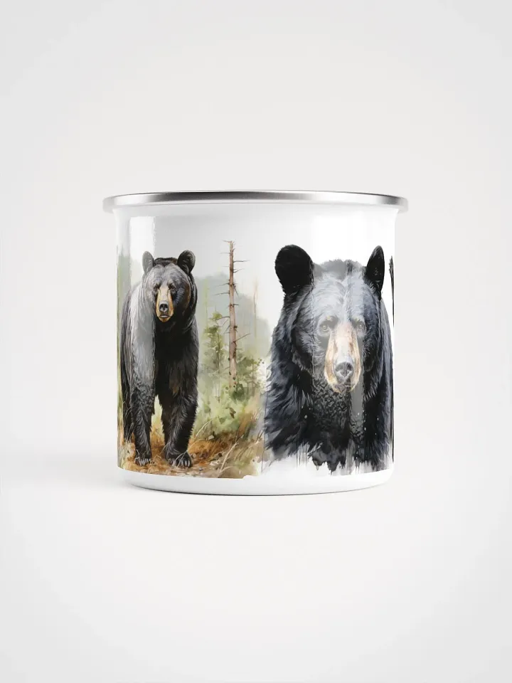 Black Bears Enamel Mug product image (2)