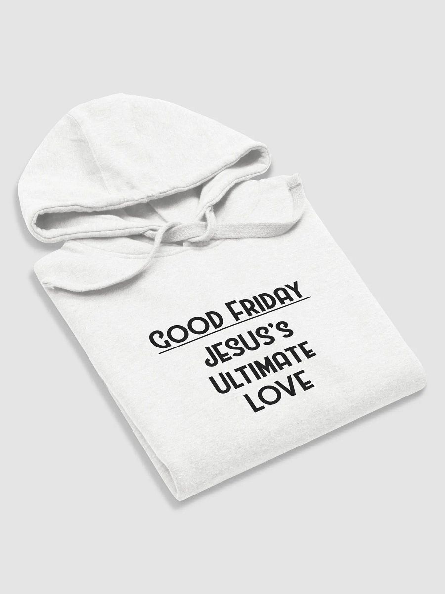 GOOD FRIDAY, JESUS’S ULTIMATES LOVE Midnight Comfort Unisex Hoodie product image (5)