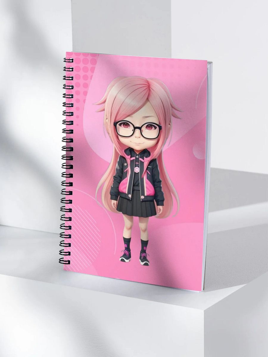(PINK CHIBI) K Spiral Notebook product image (4)