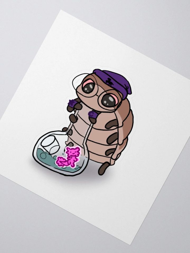 ISOPOD FLAM SMOKING A LOTL BONG STICKER product image (4)