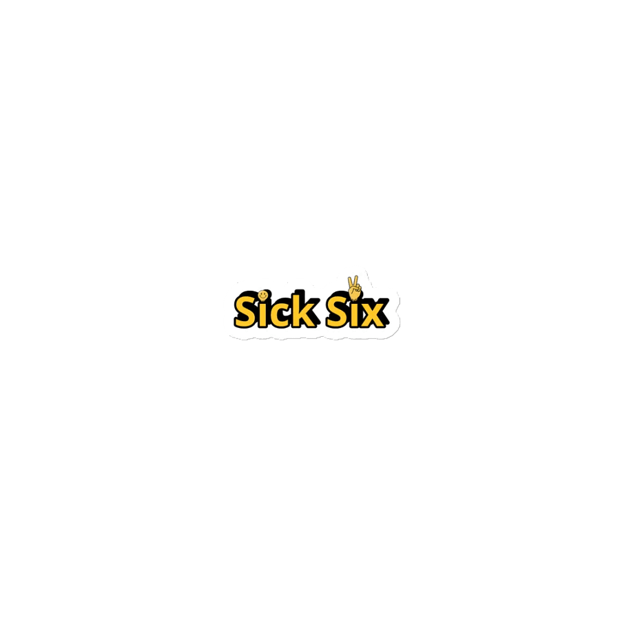 Sick Six Smiley and Peace Sign Die-Cut Magnets product image (1)