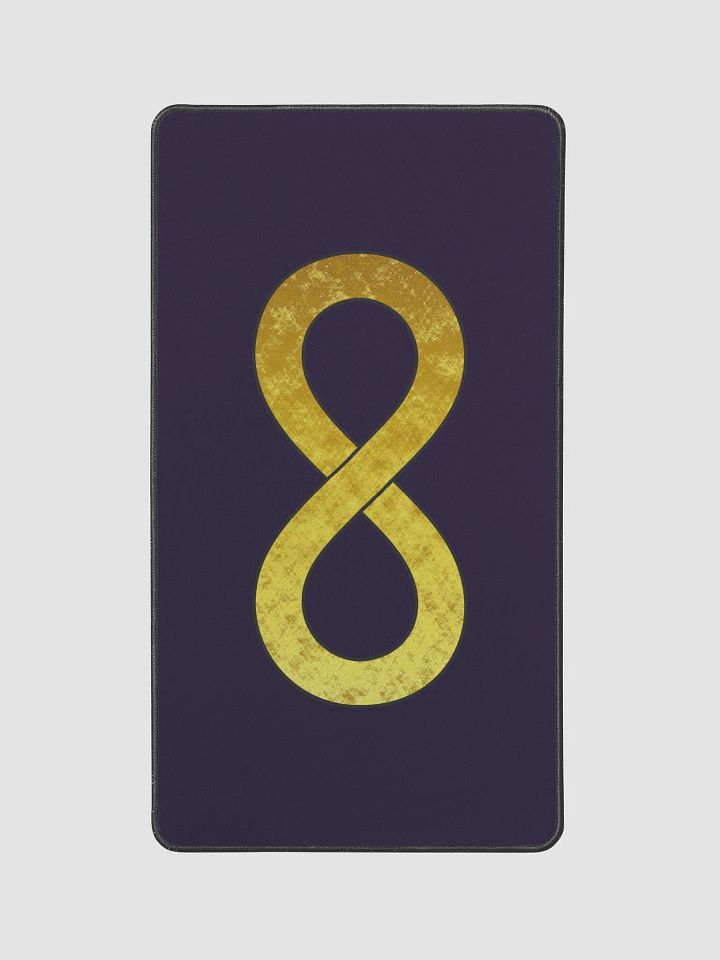 Golden Infinity Desk Mat (Purple, 12" x 22") product image (2)