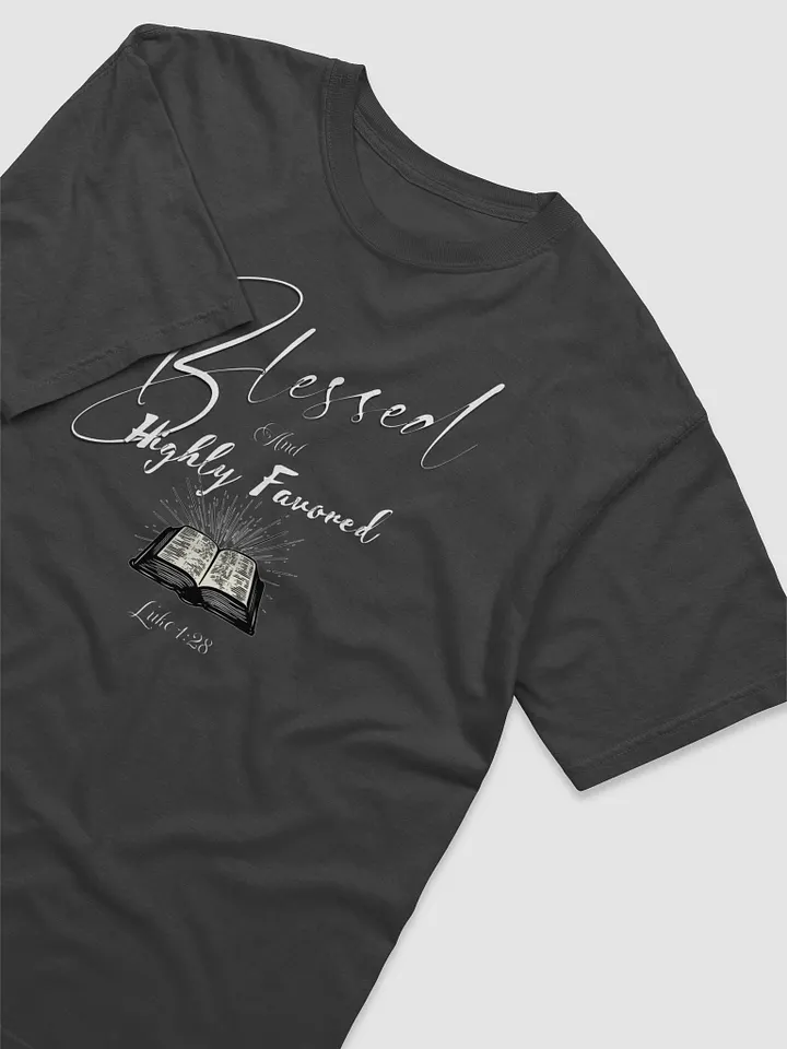 Blessed & Highly Favored Script Tee product image (2)