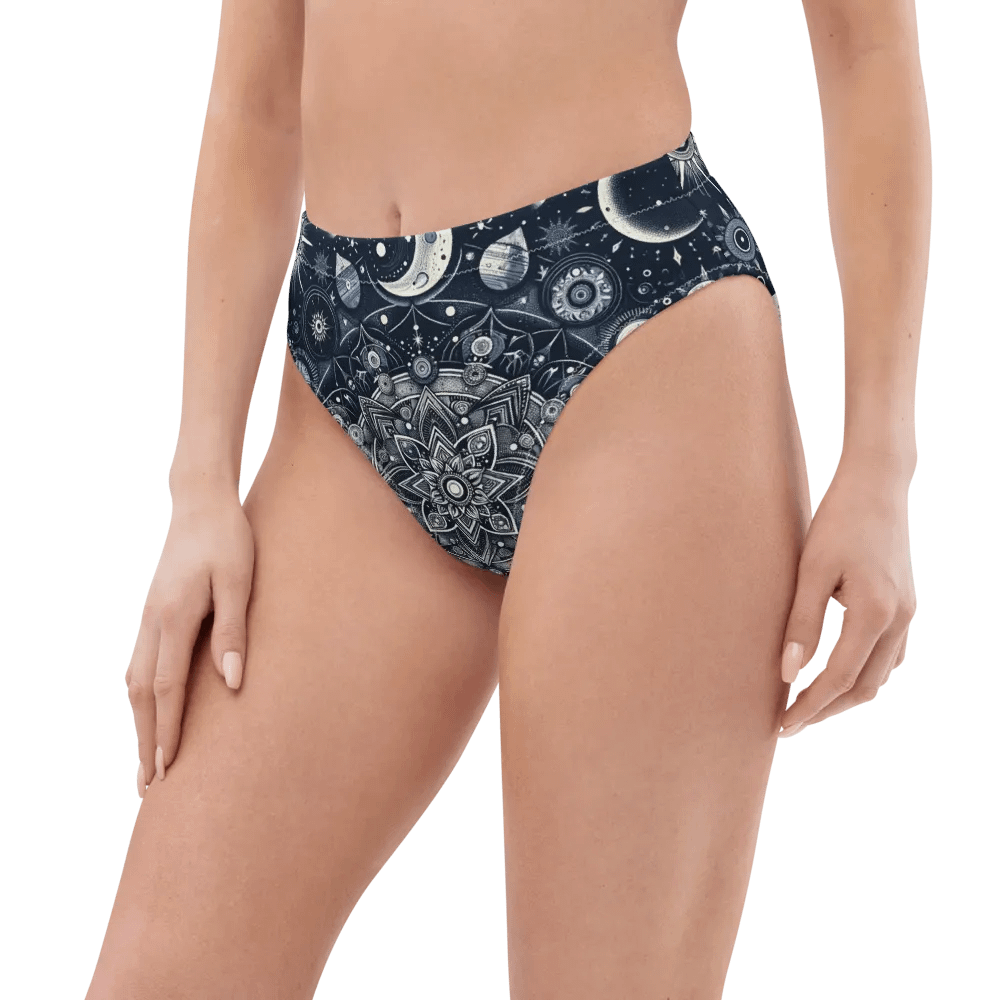 All-Over Print Recycled High Waisted Bikini Bottom product image (7)