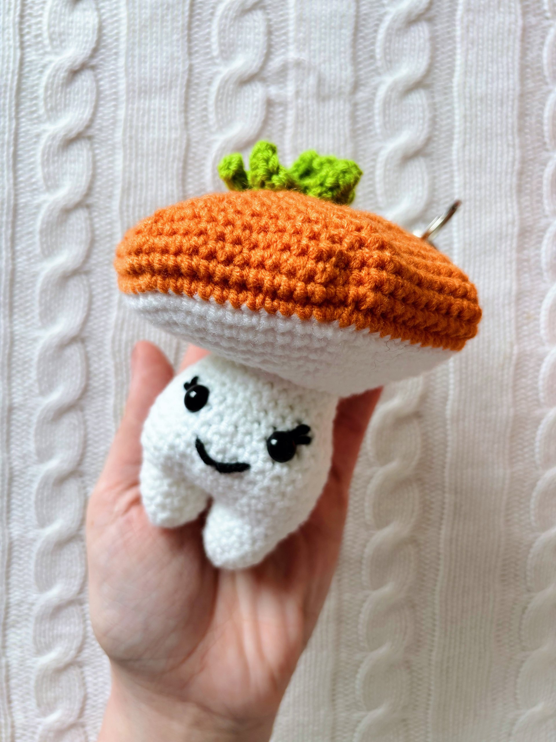 Carrot Mushroom Keychain product image (1)