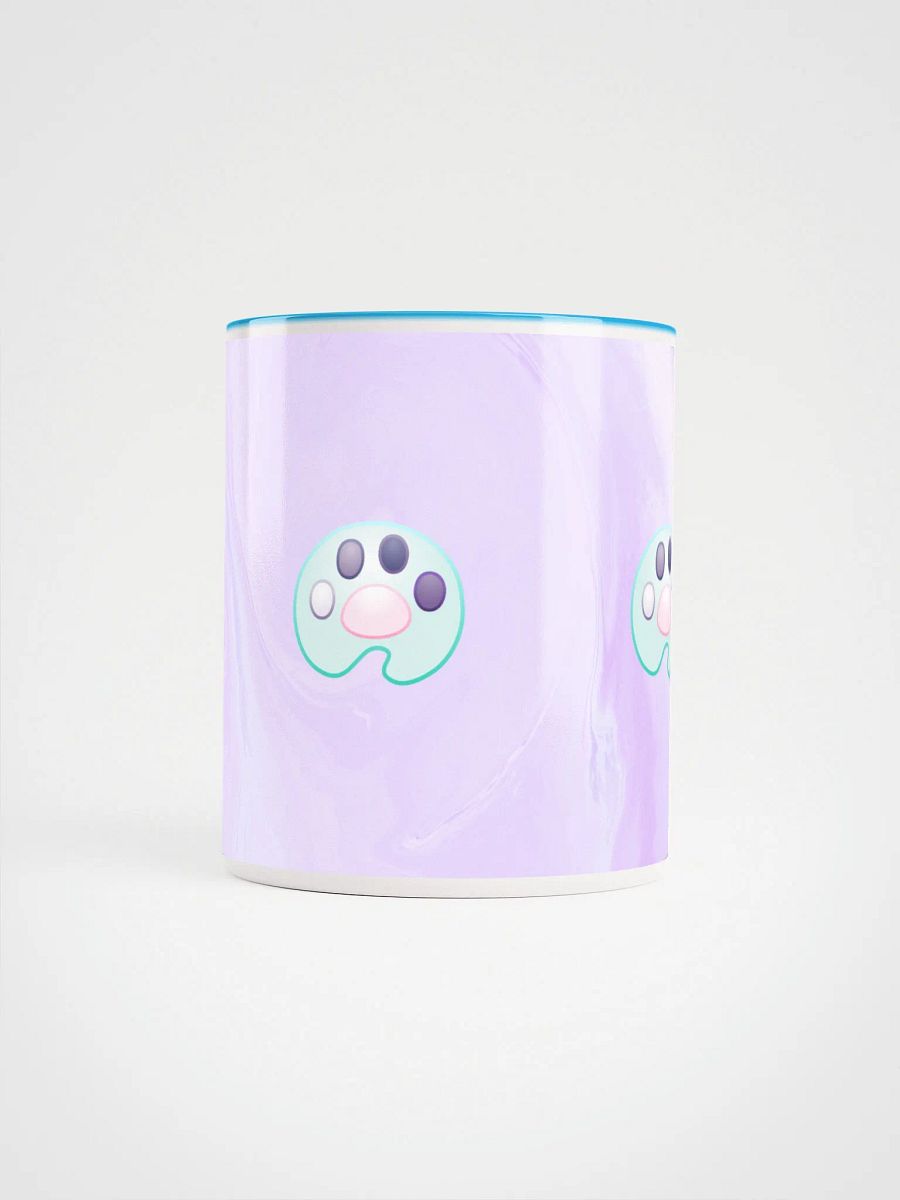 Squibble Design Paw Logo Purple Marbled Mug product image (10)