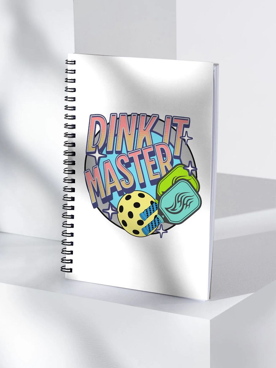 Dink It Master Pickleball Passion Spiral Notebook product image (3)