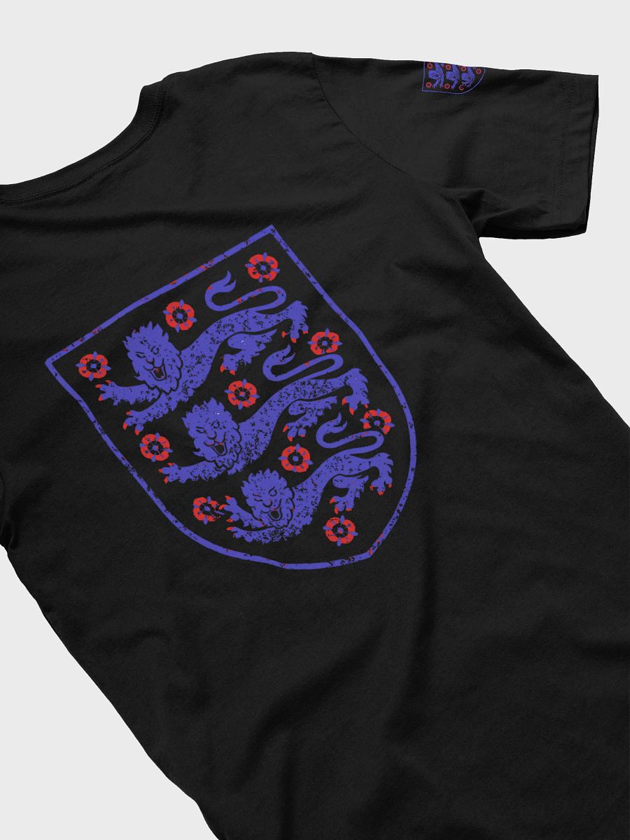 England Lion Crest Roses Shield T-Shirt product image (1)