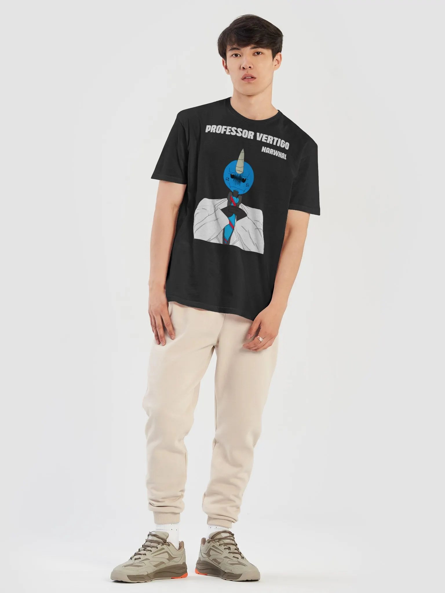 Professor Vertigo Narwhal T-shirt product image (20)