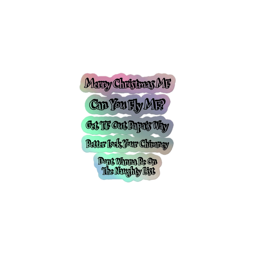 Festive Holographic Sticker Collection product image (1)