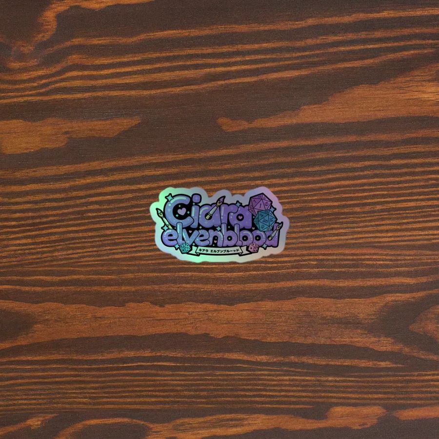 Elvenblood Holographic Logo Sticker product image (3)