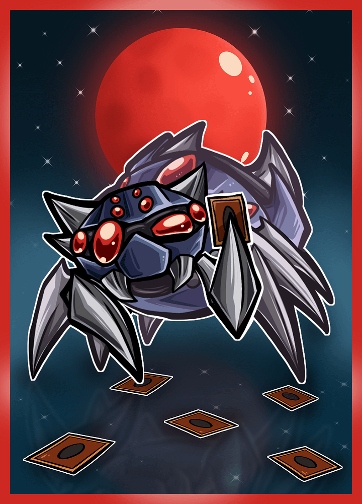 TDL Spider Blood Moon Card Sleeves 50-pack product image (1)