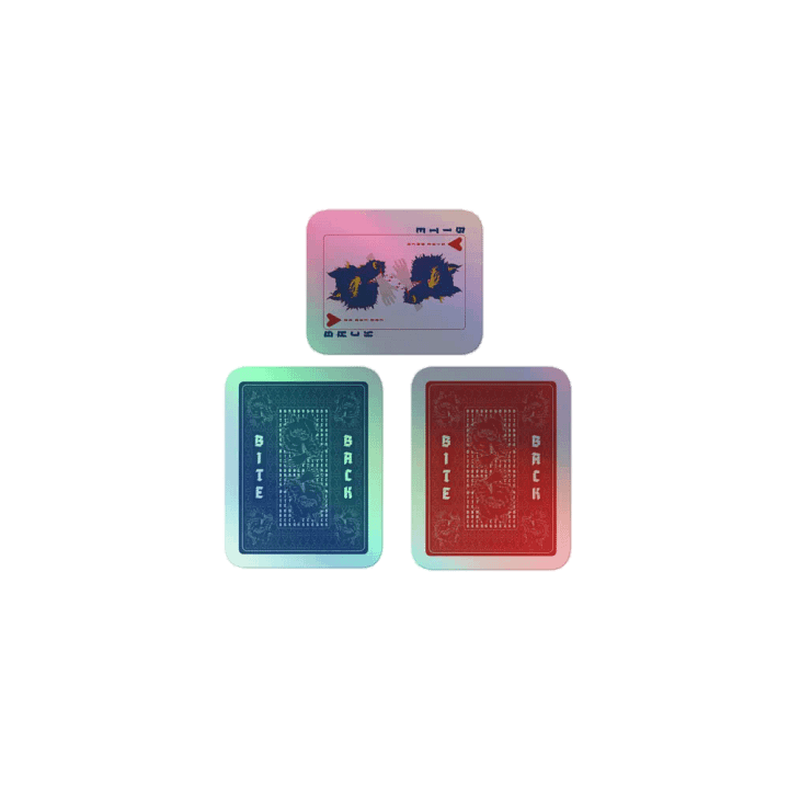 Bite Back holo card stickers product image (1)