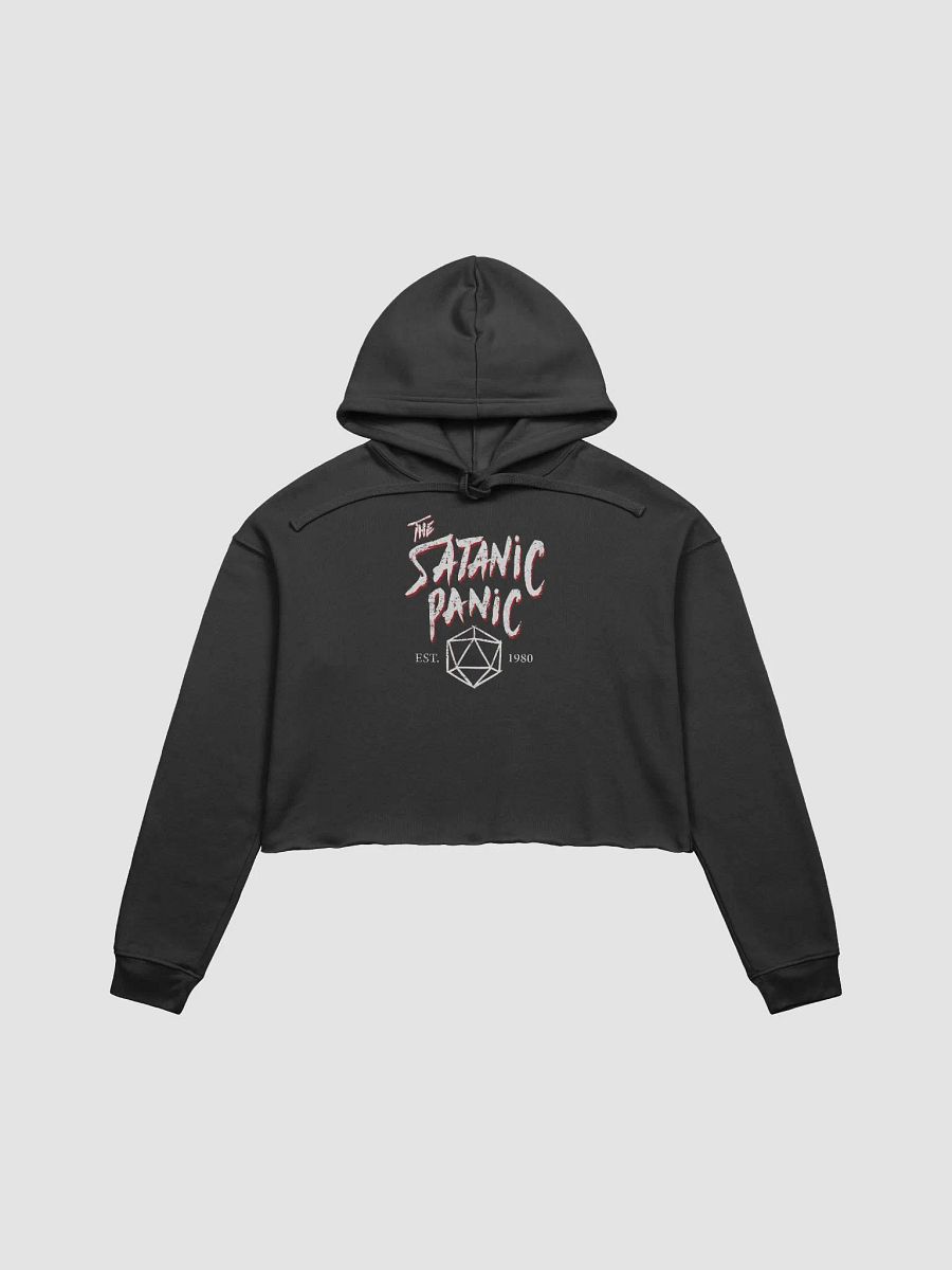 The Satanic Panic Crop Hoodie (clean) product image (1)
