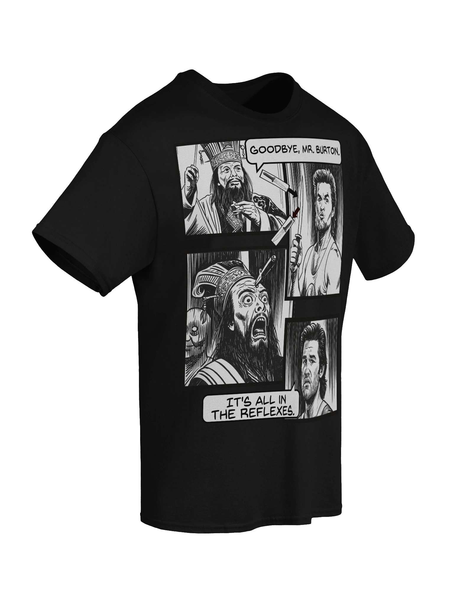 Big Trouble In Little China inspired It's All In The Reflexes Scene Tee product image (85)