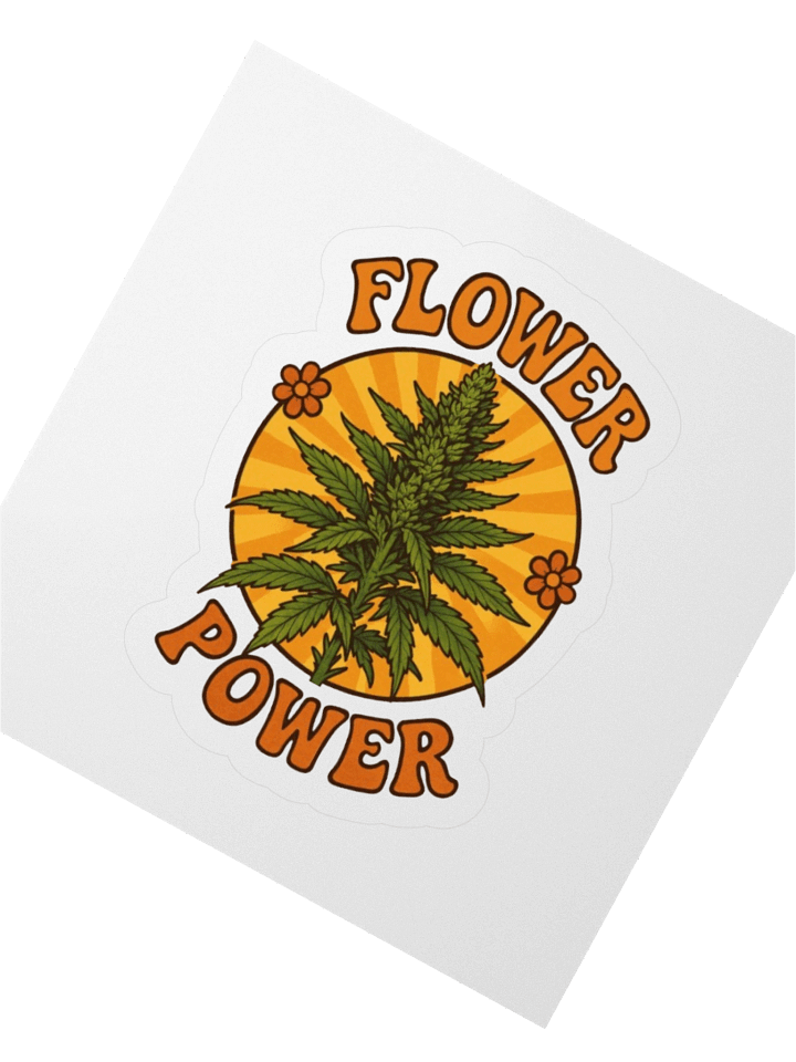 Flower Power Kiss Cut Stickers product image (4)