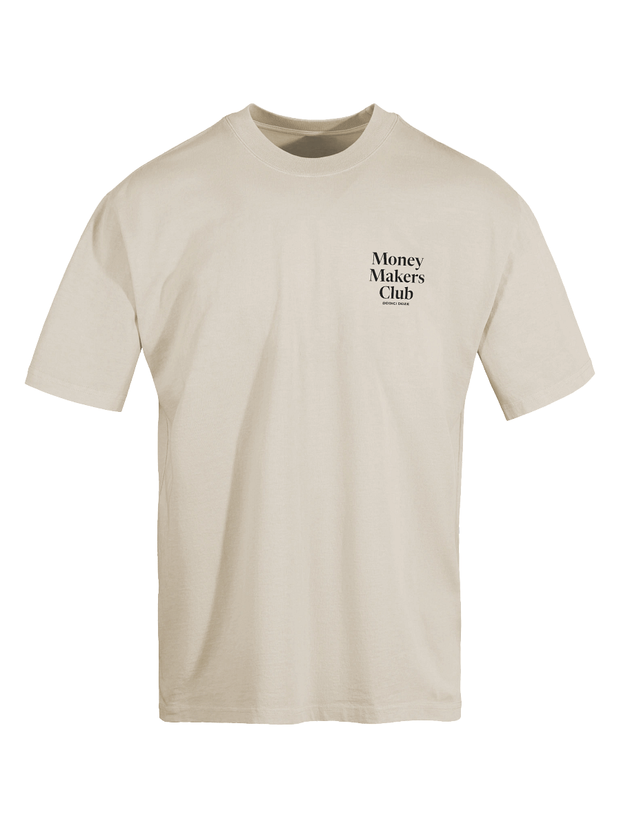 Money Makers Tee White Oversized product image (6)