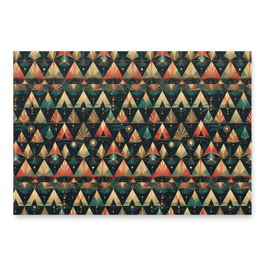 Christmas Trees Abstract Holiday wrapping paper product image (2)