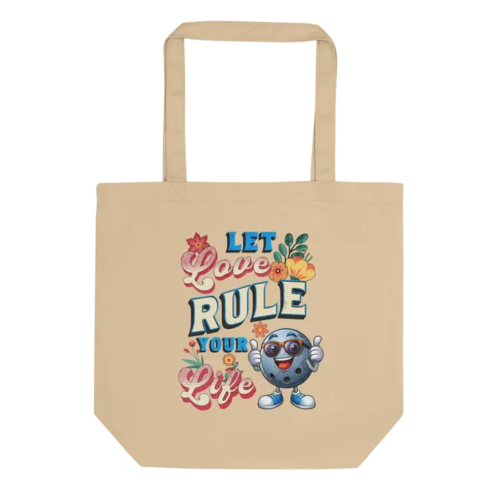 Let Love Rule Your Life Bowling Eco Tote product image (1)