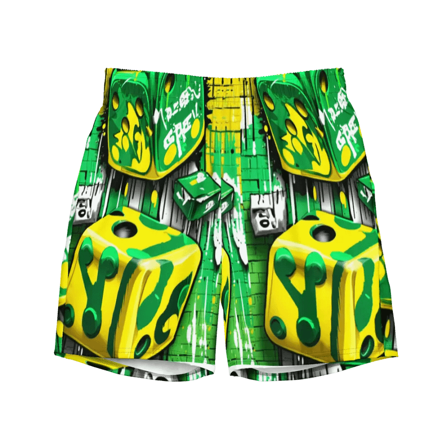 Graffiti Dice All-Over Swim Shorts product image (2)