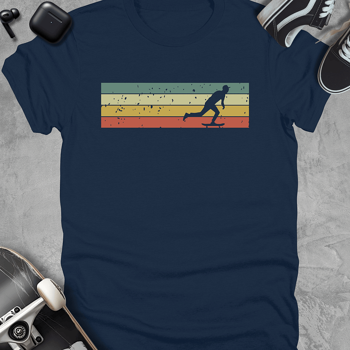 Retro vintage skateboarding, Kids unisex t-shirt product image (2)