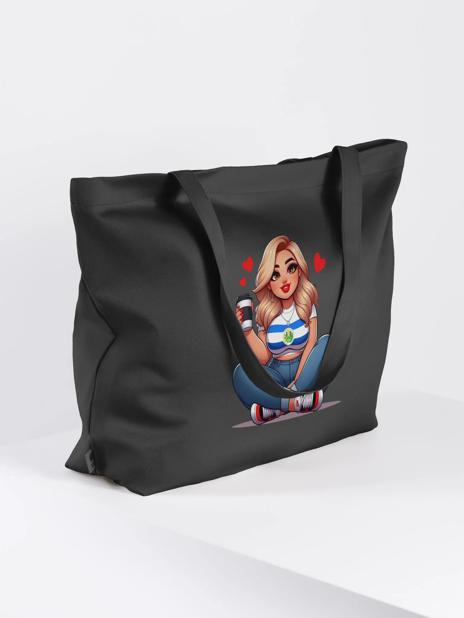 Heartfelt Bliss Organic Tote Bag product image (4)