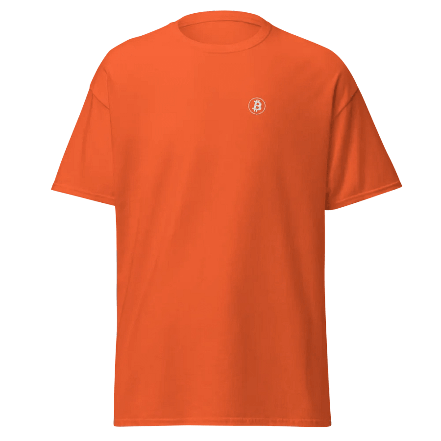 Embroidered ₿ T-Shirt product image (6)