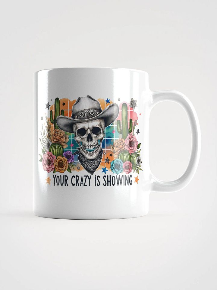 Desert Cowboy Skull Crazy Showing Mug product image (1)