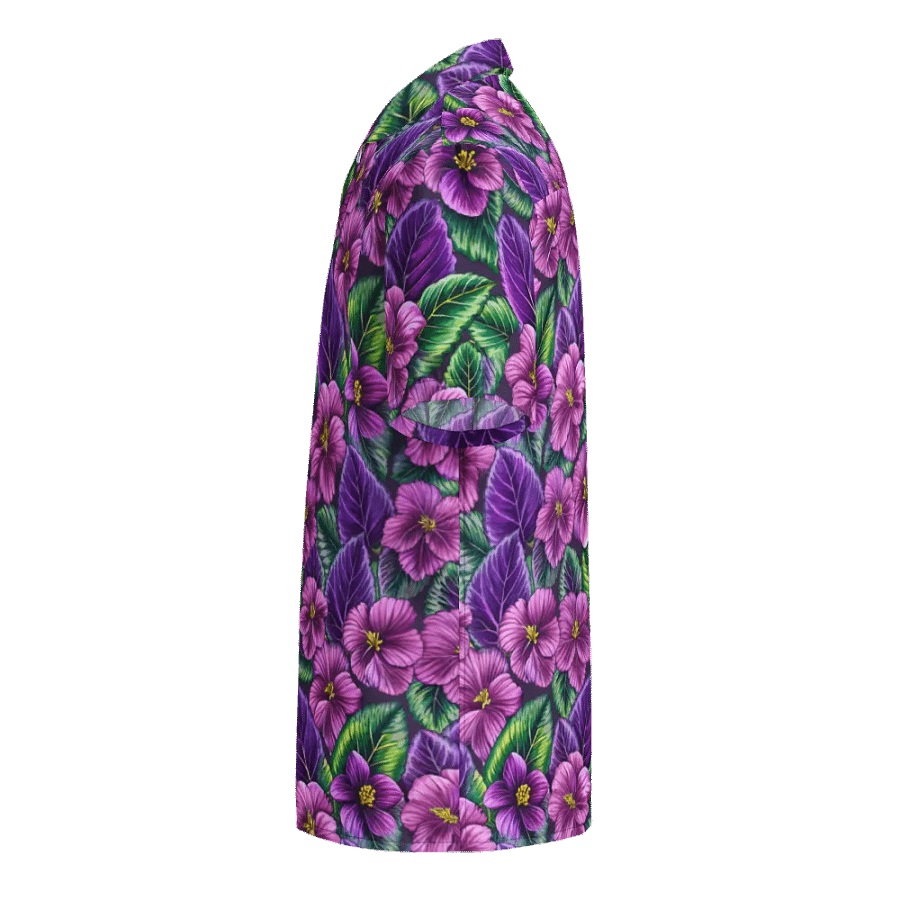 "Floral Harmony: African Violet Comfort Shirt product image (4)