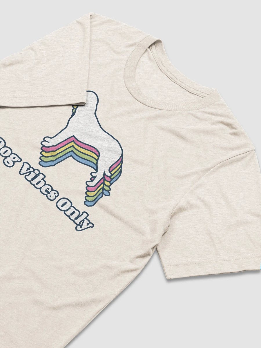 Dog Vibes Only (Rainbow) // Unisex Triblend product image (2)