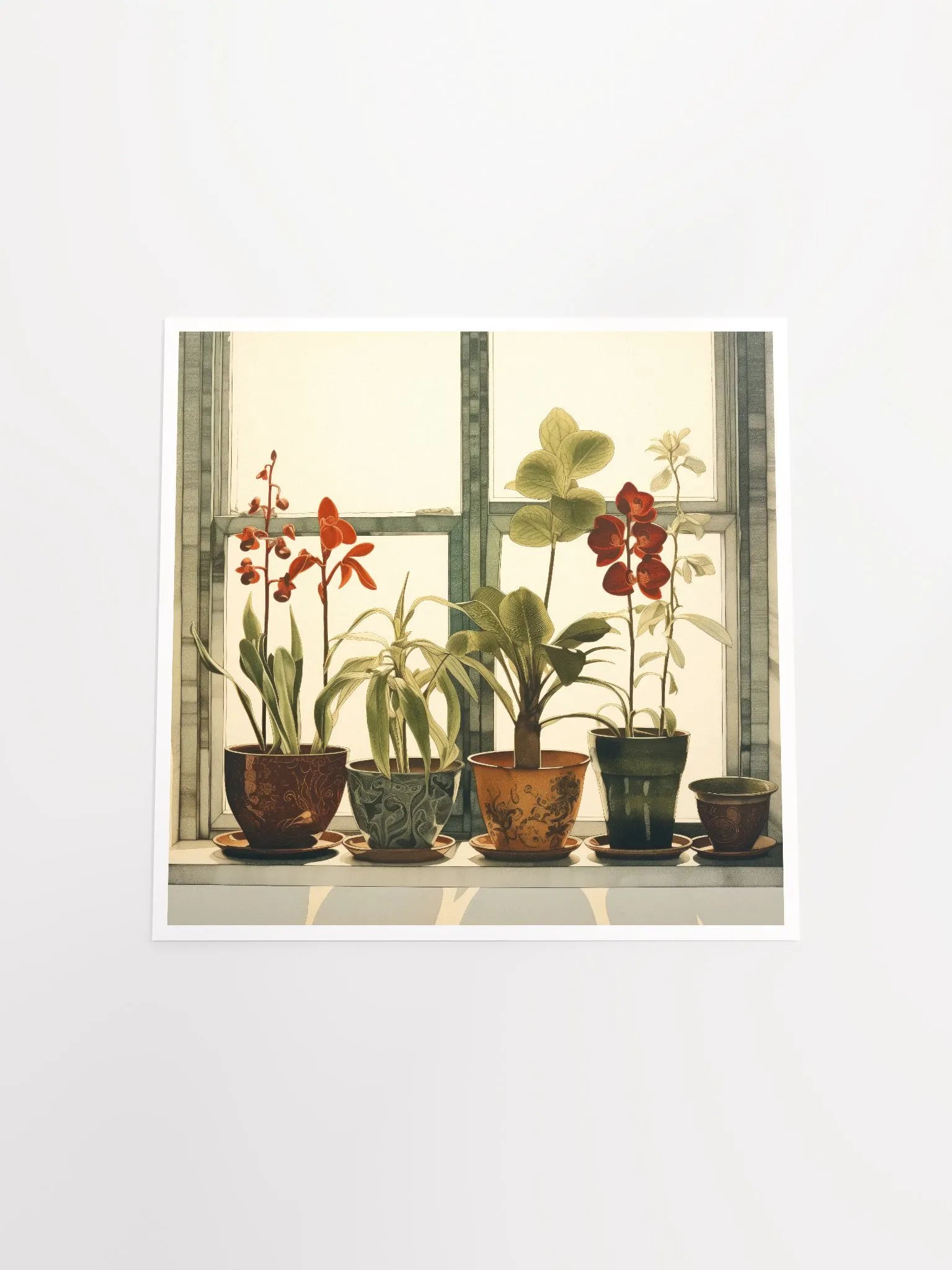 Art2401-12 Potted Plants Still Life - Art Print product image (19)