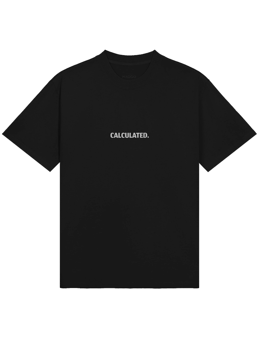 Magigio Death of Chance “Calculated” Oversized Faded Tee (White) product image (3)