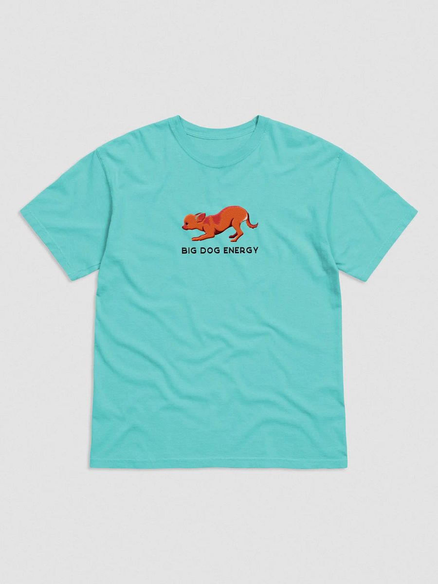 Big Dog Energy T-Shirt(Embroidered) of a Chihuahua(Red) product image (4)